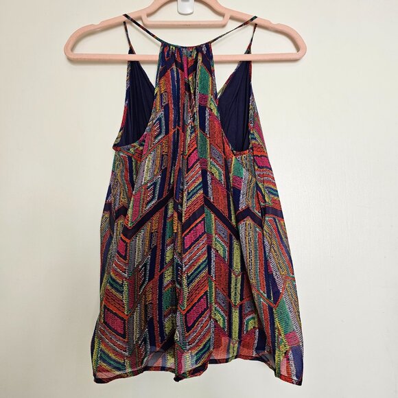 Ella Moss Mazatlan Tank Top Silk, XS, Rojo - Picture 2 of 10